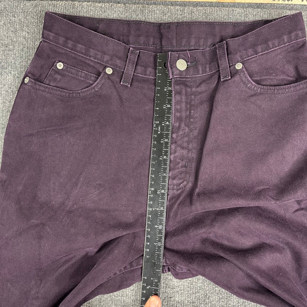Faded Glory Jeans Womens W32 L33 Purple Straight Leg Casual Denim Classic Pants - Picture 4 of 10
